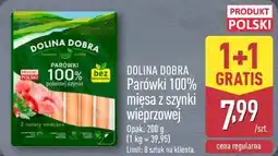 ALDI Parówki 100% mięsa z szynki wieprzowej oferta