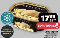 Netto Lody Grycan (różne rodzaje) oferta