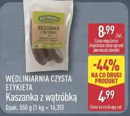 ALDI Kaszanka z wątróbką oferta