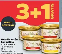 Netto Mus dla kotów Competina 3 + 1 oferta