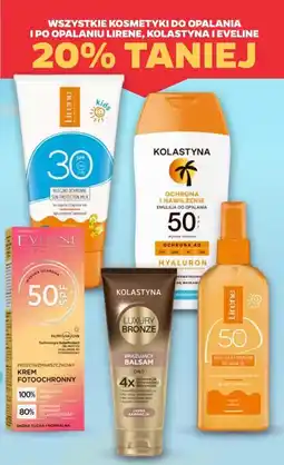 Netto WSZYSTKIE KOSMETYKI DO OPALANIA I PO OPALANIU LIRENE, KOLASTYNA I EVELINE 20% TANIEJ oferta