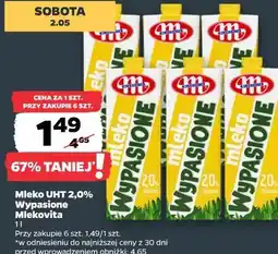Netto Mleko UHT 2,0% Wypasione Mlekovita oferta