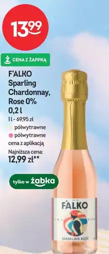 Żabka F'ALKO Sparling Chardonnay, Rose 0% oferta