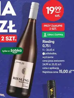 Żabka Riesling oferta