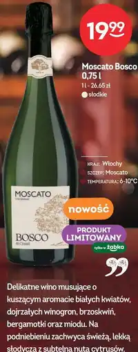 Żabka Moscato Bosco oferta