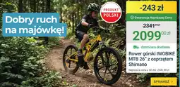 ERLI Rower górski IWOBIKE MTB 26 z osprzętem Shimano oferta