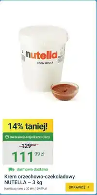 ERLI Krem orzechowo-czekoladowy Nutella Food Service oferta