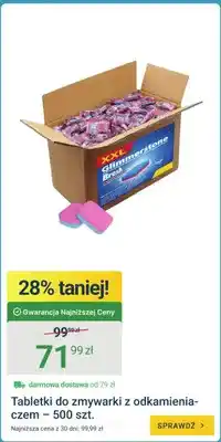 ERLI Tabletki do zmywarki z odkamieniaczem Glimmerstone Bresh XXL oferta