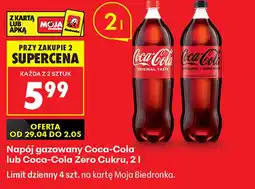 Biedronka Napój gazowany Coca-Cola oferta