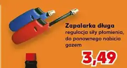 Kaufland Zapalarka długa z regulacją siły płomienia do ponownego nabicia gazem oferta