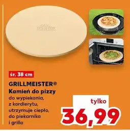 Kaufland Kamień do pizzy Grillmeister okrągły śr.38cm z kordierytu do piekarnika i grilla oferta