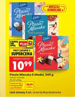 Biedronka Ptasie Mleczko E. Wedel oferta