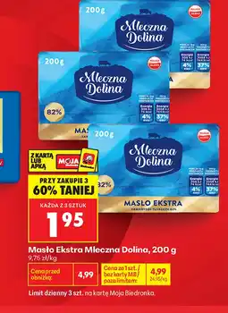 Biedronka Masło Mleczna Dolina oferta
