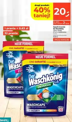 Dealz Kapsułki do prania Der Waschkönig Color oferta