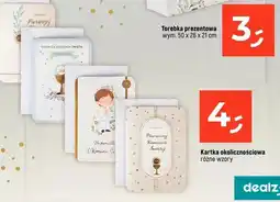 Dealz Kartka okolicznościowa komunijna różne wzory komunia oferta