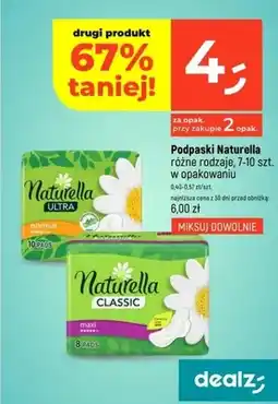 Dealz Podpaski Naturella Classic maxi oferta
