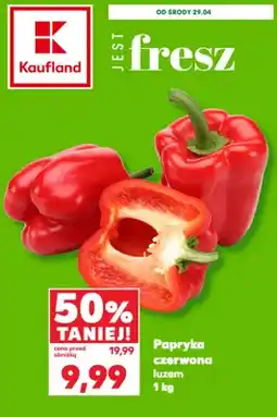 Kaufland Papryka czerwona luzem oferta