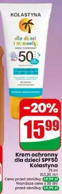 Dino Krem ochronny dla dzieci i niemowląt SPF50 Kolastyna oferta