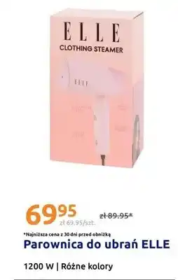 Action Parownica do ubrań ELLE 1200W oferta