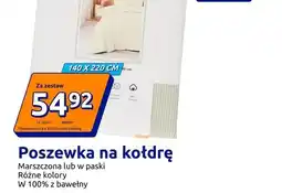 Action Poszewka na kołdrę w paski 140x220cm oferta