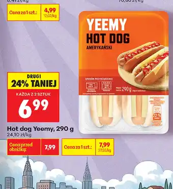 Biedronka Hot Dog Yeemy oferta