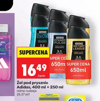 Biedronka Żel pod prysznic Adidas oferta