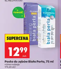 Biedronka Pasta do zębów Biała Perła oferta