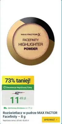 ERLI Rozświetlacz w pudrze Max Factor Facefinity Highlighter Powder oferta