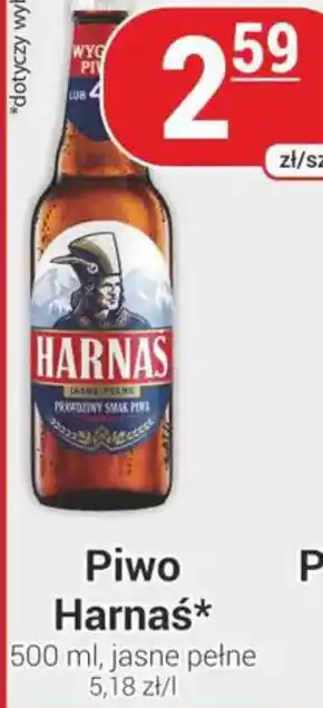 Delikatesy Sezam Piwo Harnaś oferta