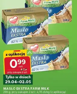 Stokrotka Express Masło EKSTRA Farm Milk oferta