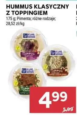 Stokrotka Market Hummus klasyczny z toppingiem oferta