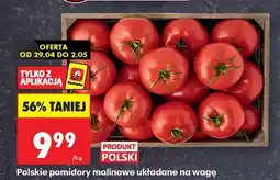 Biedronka Polskie pomidory malinowe układane na wage oferta