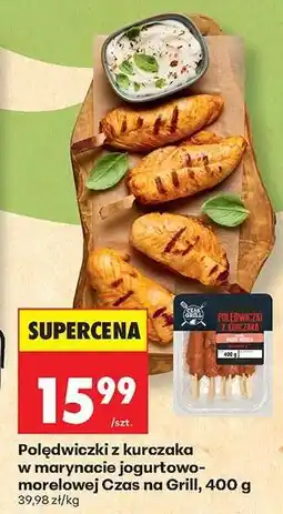 Biedronka Polędwiczki z kurczaka w marynacie jogurtowo morelowej Czas na Grill 400 g oferta