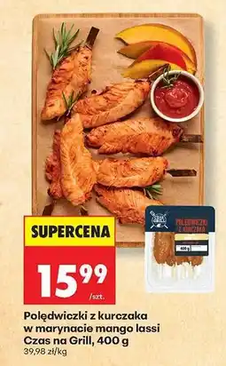 Biedronka Polędwiczki z kurczaka w marynacie mango lassi Czas na Grill 400 g oferta