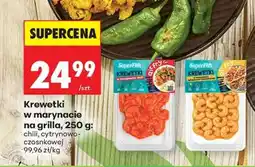 Biedronka Krewetki w marynacie na grilla, 250 g oferta