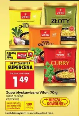 Biedronka Zupa błyskawiczna Vifon, 70 g oferta