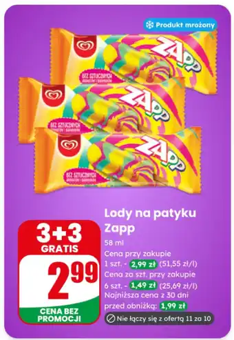 Dino Lody na patyku Zapp oferta