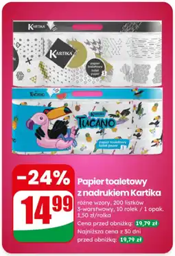 Dino Papier toaletowy z nadrukiem Kartika oferta