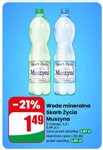Woda mineralna Skarb Życia Muszyna
