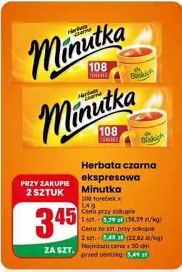 Dino Herbata czarna ekspresowa Minutka oferta
