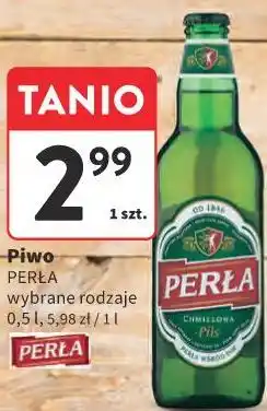 Intermarche Piwo PERŁA wybrane rodzaje oferta
