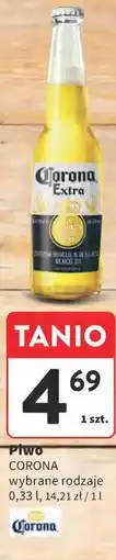 Intermarche Piwo CORONA wybrane rodzaje oferta