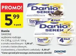 Intermarche Danio DANONE wybrane rodzaje oferta