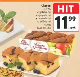 Intermarche Ciasto z jabłkami, z jagodami, z morelami, z wiśniami oferta