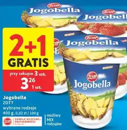 Intermarche Jogobella ZOTT wybrane rodzaje oferta