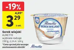 Intermarche Serek wiejski ALMETTE wybrane rodzaje oferta