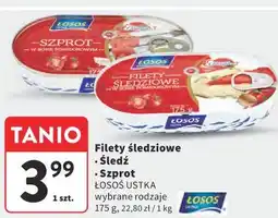 Intermarche Filety śledziowe • Śledź • Szprot ŁOSOŚ USTKA oferta