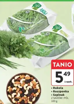 Intermarche Rukola, Roszponka, Szpinak Z SADÓW I PÓL oferta