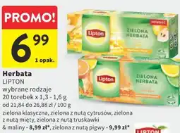 Intermarche Herbata LIPTON wybrane rodzaje oferta
