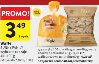 Intermarche Wafle SUNNY FAMILY oferta